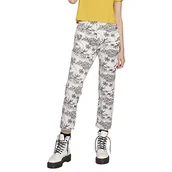 Spodnie damskie - Volcom Damskie spodnie Frochickie Highrise biały biały (Star White) 26 x 27L B1131809 - miniaturka - grafika 1