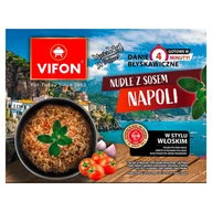 Zupy w płynie - Vifon Danie błyskawiczne nudle z sosem napoli w stylu włoskim 97 g - miniaturka - grafika 1