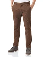 Spodenki męskie - s.Oliver Męskie spodnie chino, slim fit, brązowe, 31/36 - miniaturka - grafika 1