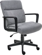 Fotele i krzesła biurowe - Beliani Krzesło biurowe BYRON Szary - miniaturka - grafika 1