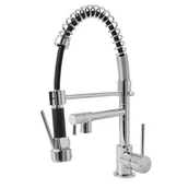 Baterie kuchenne - Cooke&Lewis Bateria zlewozmywakowa Larentia z elastyczną wylewką - miniaturka - grafika 1