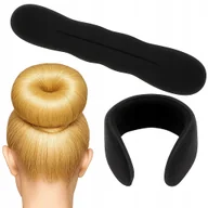 Ozdoby do włosów - Czarny Wypełniacz do Koka Upięcie Stylizacji Elastyczny - miniaturka - grafika 1