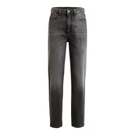 Spodnie damskie - Guess Damskie spodnie jeansowe 5 kieszeni mama Jean W2YA21D4QD2, Autentyczny szary, 39 - miniaturka - grafika 1