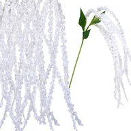 Sztuczne kwiaty - SZTUCZNE KWIATY GAŁĄZKA DO STROIKÓW DROBNE BIAŁE 89 cm ŚLUB WISZĄCE DŁUGIE - miniaturka - grafika 1