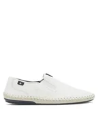 Półbuty męskie - Rieker Półbuty B4551-81 Biały - miniaturka - grafika 1