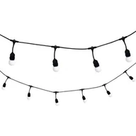 Lampy ogrodowe - Polux Girlanda ogrodowa 5,6 metra 10 żarówek mlecznych SANICO 308207 - miniaturka - grafika 1
