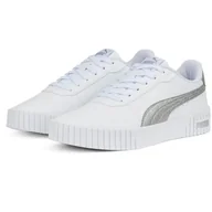 Trampki damskie - Puma Carina 2.0 Distressed trampki damskie biały srebrny rozmiar 36 - miniaturka - grafika 1