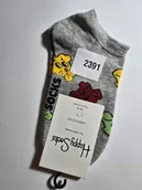 Skarpetki męskie - Kolorowe skarpety Happy Socks stopki unisex rozmiar 36-40 (2391) - miniaturka - grafika 1