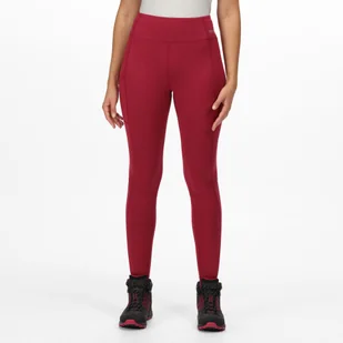 Regatta Damskie Legginsy Holeen II Purpurowy, Rozmiar: 34 - Spodnie damskie - miniaturka - grafika 1