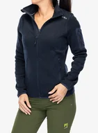 Bluzy sportowe męskie - Polar damski CMP Haze Jacket Knitted - b.blue - miniaturka - grafika 1