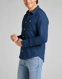 Lee Leesure Shirt Męska Koszula Indigo L66Nmidk-M - Koszule męskie - miniaturka - grafika 1