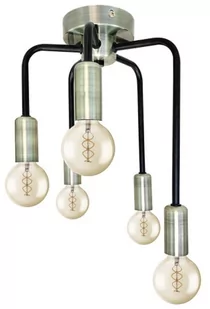 Candellux Saga 35-01337 plafon lampa sufitowa 5x40W E14 chrom - Lampy sufitowe - miniaturka - grafika 1