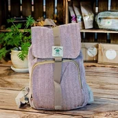 Plecaki - Mały plecak konopny - czerwony - miniaturka - grafika 1