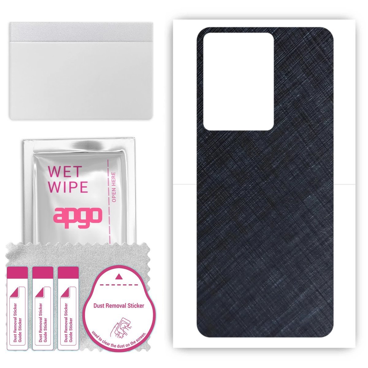 Folia naklejka skórka strukturalna na TYŁ do Vivo S16 - Tytan Niebieski - apgo SKINS