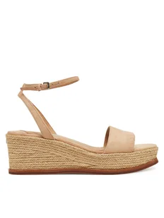 LAUREN RALPH LAUREN Espadryle Leona 802920421010 Beżowy - Espadryle damskie - miniaturka - grafika 1
