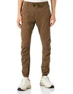 Spodenki męskie - Urban Classics Męskie spodnie sportowe, stretch, spodnie do biegania, zielony (oliwka 176), XXL - miniaturka - grafika 1