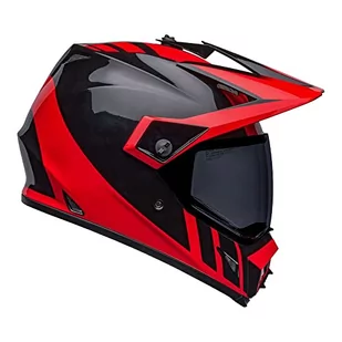 BELL Helmet Mx-9 Adventure Mips Dash Black/Red M - Kaski motocyklowe - miniaturka - grafika 1