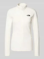 Bluzy damskie - Bluza rozpinana z wyhaftowanym logo model ‘GLACIER’ - miniaturka - grafika 1