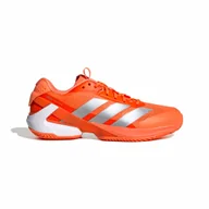Buty sportowe męskie - Męskie buty tenisowe adidas Adizero Ubersonic 5 Clay Tennis Shoes Lucid Orange/Silver Met./Core Black EUR 44 2/3 - miniaturka - grafika 1