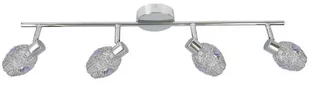 Candellux LAMPA SUFITOWA 94-56217 GOLDEN LISTWA 4X40W G9 CHROM FIOLETOWY 94-56217 - Lampy sufitowe - miniaturka - grafika 1