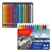 Kredki, ołówki, pastele i pisaki - Pastele Caran D'ache Neocolor Ii, 15 kolorów - miniaturka - grafika 1