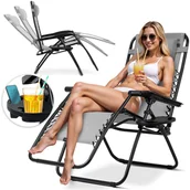 Leżaki ogrodowe - Sofotel ChillWell szary - miniaturka - grafika 1