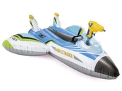 Materace dmuchane i koła do pływania - Intex, samolot dmuchany materac plażowy do pływania z wodnym działkiem - miniaturka - grafika 1