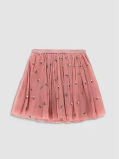 Sukienki i spódniczki dla dziewczynek - Coccodrillo Spódnica tiulowa WC2124202BET Różowy Regular Fit - grafika 1