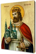 Ikony i obrazy sakralne - Ikona święty Henryk II - miniaturka - grafika 1
