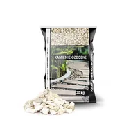 Pozostałe ozdoby ogrodowe - Grys Biała Marianna 4-10 mm 20 kg - miniaturka - grafika 1