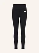 Spodnie i spodenki dla dziewczynek - Adidas Legginsy Goto Pz Optime schwarz - adidas - miniaturka - grafika 1