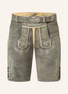 Moda i Uroda OUTLET - Hirscher Spodnie Skórzane Lugano braun - miniaturka - grafika 1