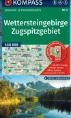 Przewodniki - Wettersteingebirge Zugspitze Mapa Wodoodporna 5 Etui 2025 Kompass - miniaturka - grafika 1