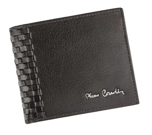 Portfel Męski Skórzany PIERRE CARDIN Skóra Licowa Średni Poziomy Bez Zapięcia Z Ozdobnym Elementem 8824 11 x 9 x 2,5 [cm] - Portfele - miniaturka - grafika 1