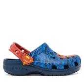 Buty dla chłopców - Klapki Crocs Superman Classic Clog 211132 Niebieski - miniaturka - grafika 1