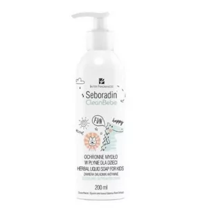 Seboradin Seboradin Clean Bebe ochronne mydło w płynie dla dzieci 200ml - Kosmetyki kąpielowe dla dzieci - miniaturka - grafika 1