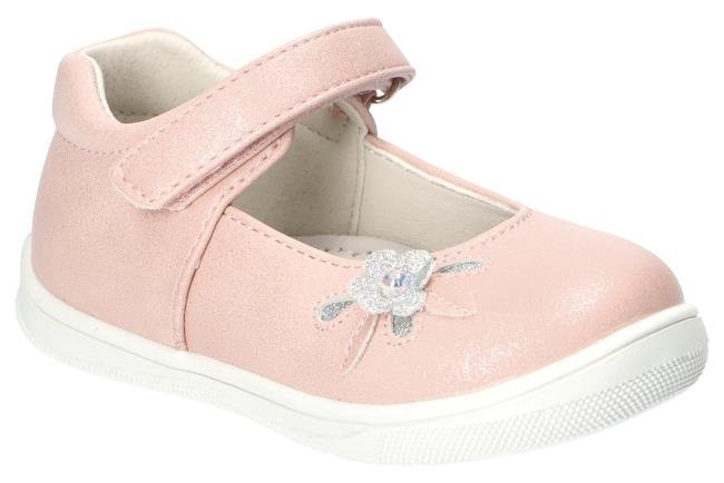 AMERICAN CLUB XD121 BALERINKI, BUTY DZIECIĘCE, RZEP, WKŁADKA SKÓRZANA PN 23