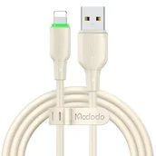 Kable USB - Kabel USB - Lightning MCDODO CA-4740 1.2 m Beżowy - miniaturka - grafika 1