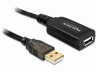 Delock Przedłużacz USB AM-AF 2.0 15M AKTYWNY BLACK 82689 - Kable komputerowe i do monitorów - miniaturka - grafika 2