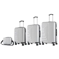Walizki - Zestaw walizek SEMI LINE T5762-0 Szary - miniaturka - grafika 1