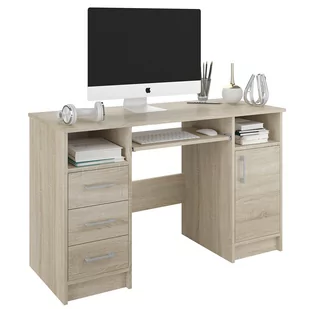 Biurko Komputerowe Stolik 120Cm Duże N-11 SONOMA MIX - Biurka - miniaturka - grafika 2