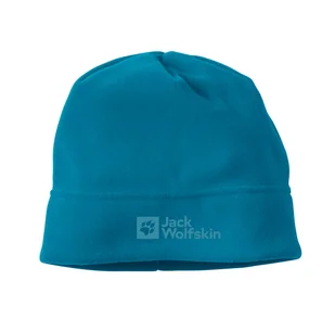 Czapka polarowa unisex Jack Wolfskin REAL STUFF BEANIE everest blue - ONE SIZE - Czapki męskie - miniaturka - grafika 1