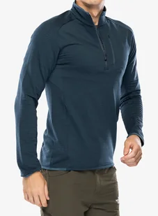 Bluza polarowa Salomon Essential Ltwarm HZ - midnight navy - Bluzy sportowe damskie - miniaturka - grafika 1