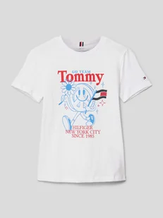 T-shirt z nadrukiem z logo model ‘FUN’ - Koszulki dla chłopców - miniaturka - grafika 1