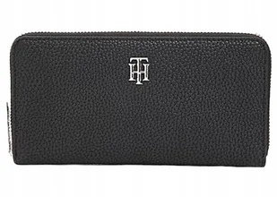 NOWY PORTFEL TOMMY HILFIGER DAMSKI TH THJ PREZENT SKÓRA AW0AW12209BDS - Portfele - miniaturka - grafika 1
