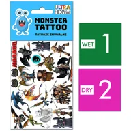 Zabawki kreatywne - TATUAŻE ZMYWALNE DLA DZIECI JAK WYTRESOWAĆ SMOKA WZORY ORYGINALNE - miniaturka - grafika 1