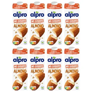 Alpro Napój Migdałowy bez cukru zestaw 8 x 1 l - żywność - Napoje roślinne - miniaturka - grafika 1
