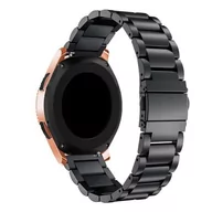 Akcesoria do smartwatchy - Opaska Pasek Bransoleta Stainless Suunto 7 / 9 / Baro 24Mm Czarna - miniaturka - grafika 1