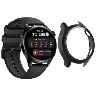 HUAWEI Strado Etui obudowa 2w1 ze szkłem do Watch GT 2 PRO (Czarne) DNSCWGHWGT2PRO.BLACK - Akcesoria do smartwatchy - miniaturka - grafika 1