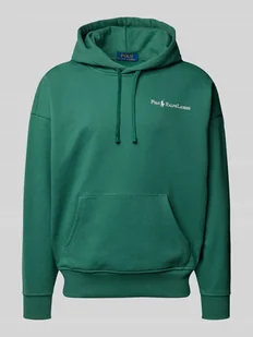 Bluza z kapturem z wyhaftowanym logo - Bluzy męskie - miniaturka - grafika 1